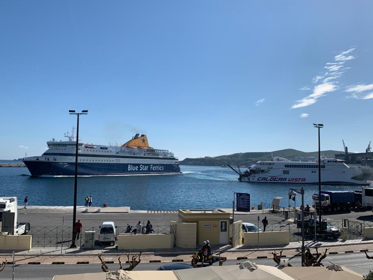 Welcome Home Syros Port Apartment Ermoupoli Bagian luar foto