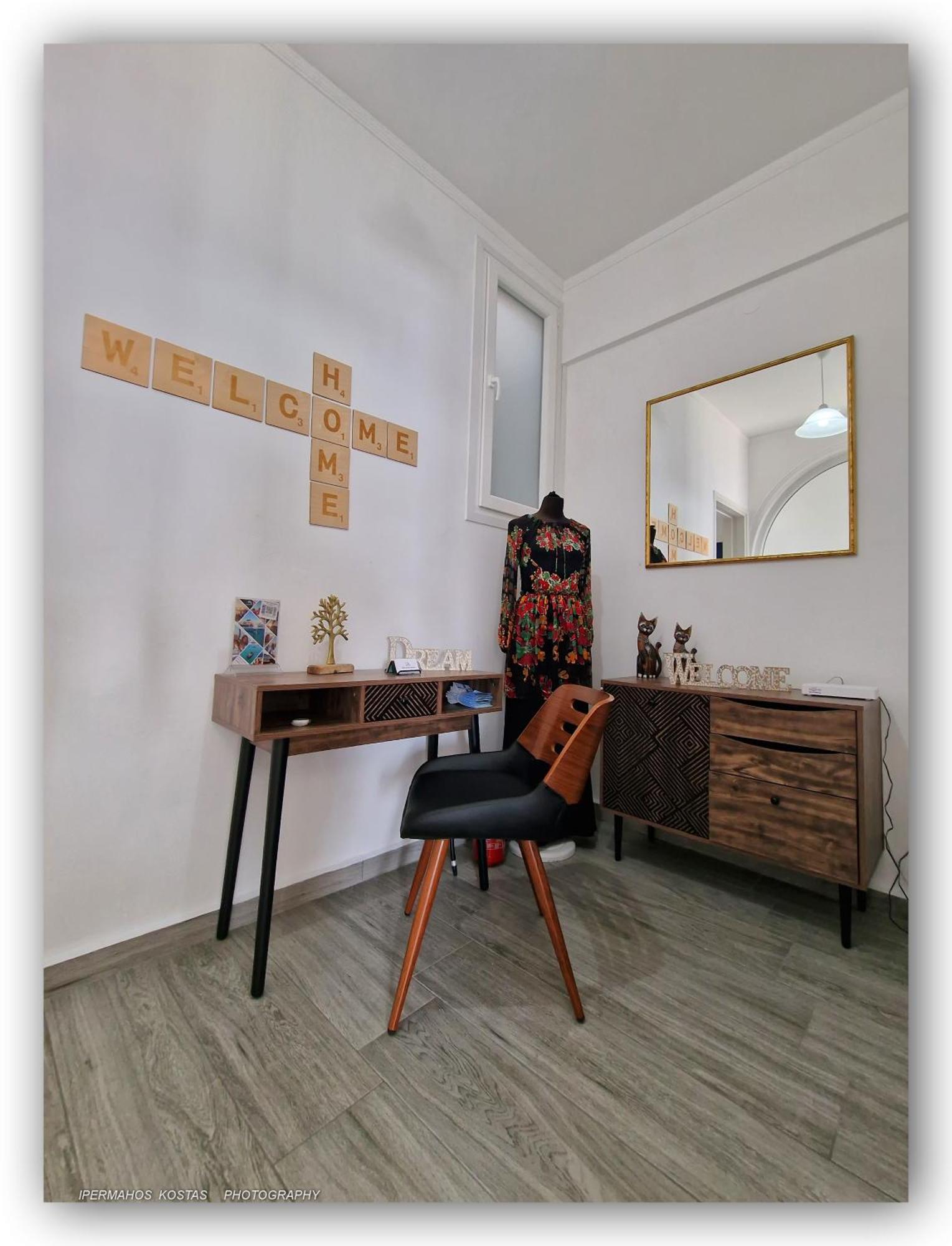 Welcome Home Syros Port Apartment Ermoupoli Bagian luar foto