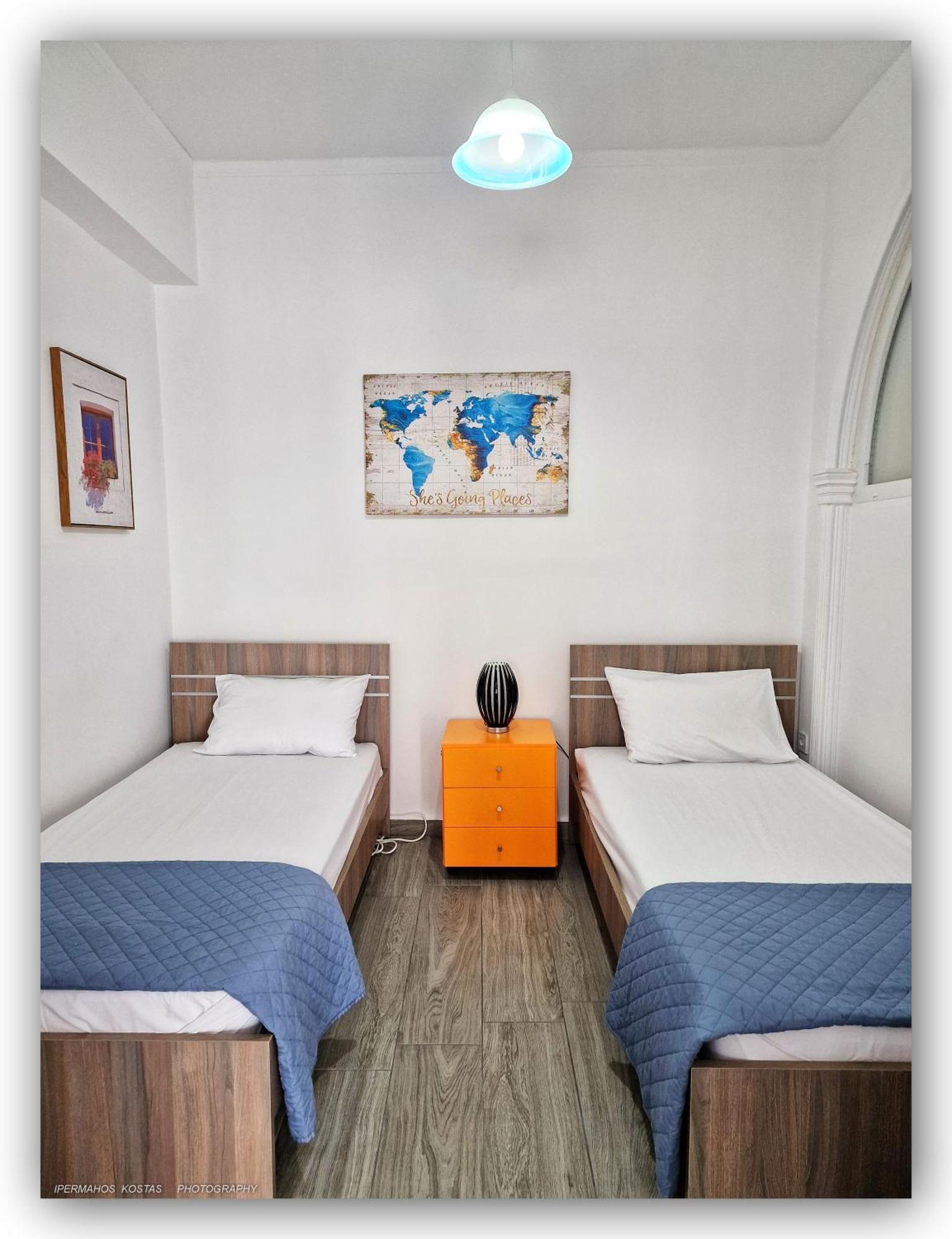 Welcome Home Syros Port Apartment Ermoupoli Bagian luar foto